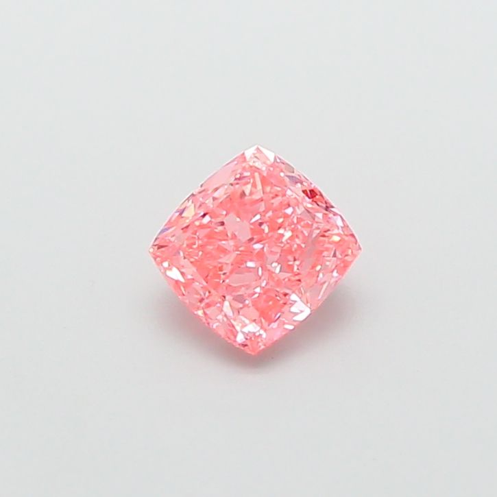 1.02 CT Fancy Vivid Pink CUSHION MODIFIED