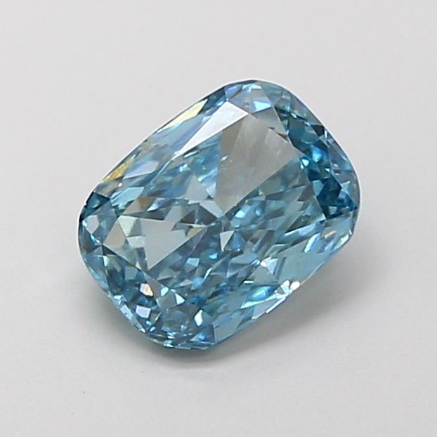 1.06 CT Fancy Vivid Blue CUSHION MODIFIED