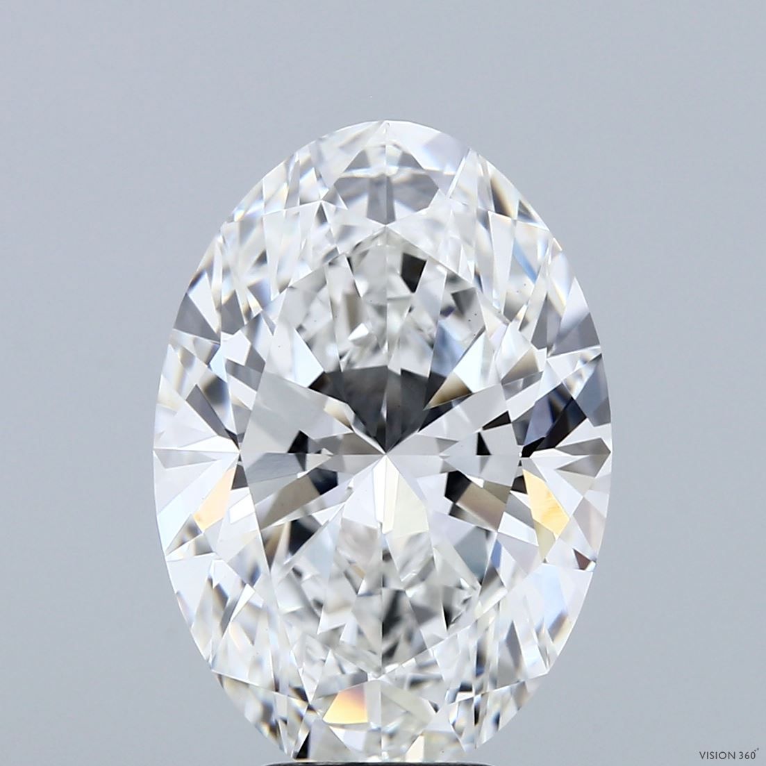 6.09 ct. oval Lab Grown Diamond front image