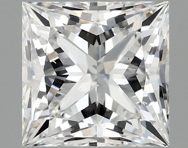 2.10 ct. princess Lab Grown Diamond front image