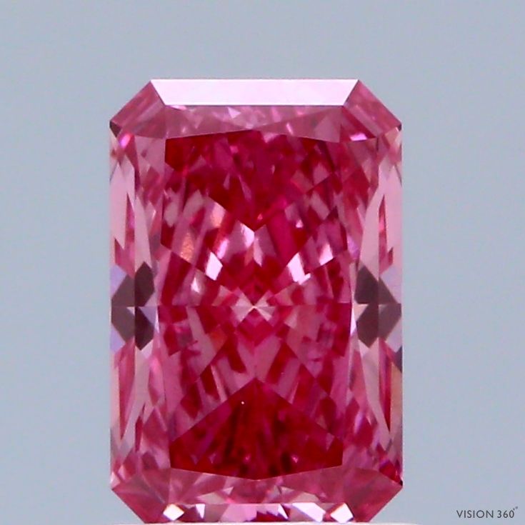 1.0 CT Fancy Vivid Pink RADIANT