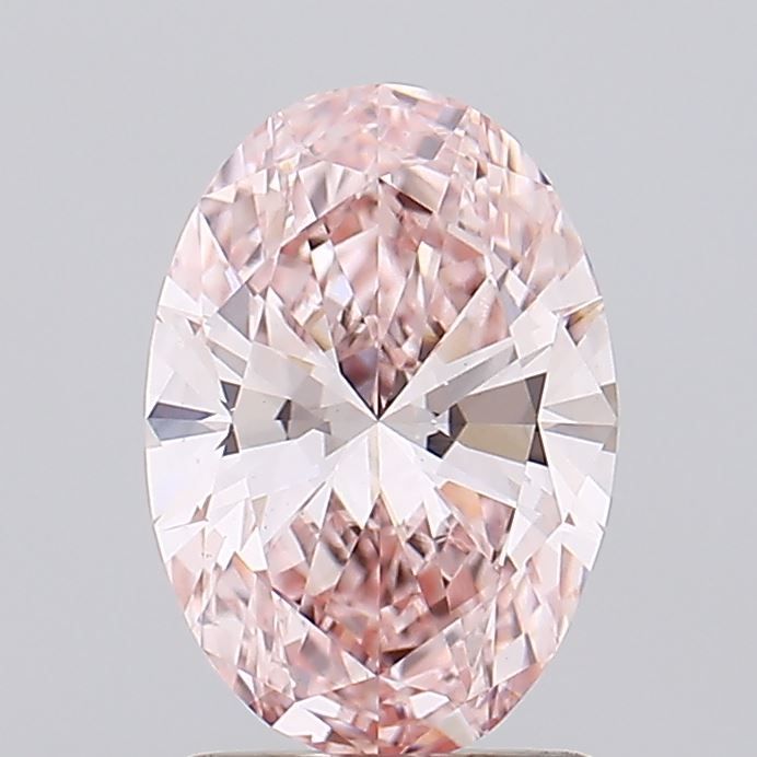 1.54 CT Fancy Intense Pink OVAL