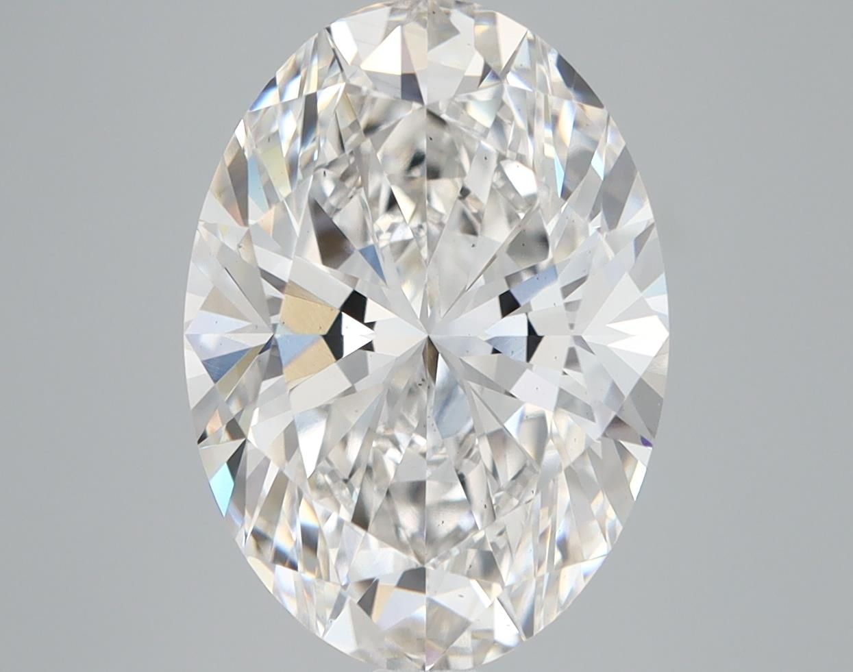 5.09 ct. oval Lab Grown Diamond front image