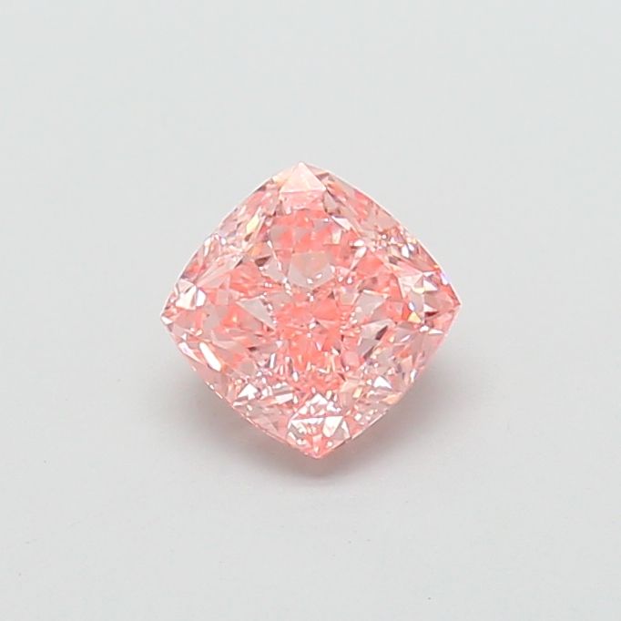 1.61 CT Fancy Vivid Pink CUSHION MODIFIED