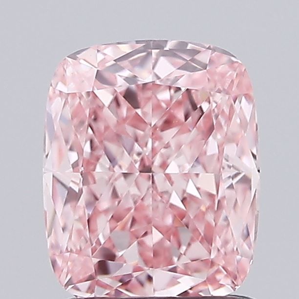 1.07 CT Fancy Vivid Pink CUSHION MODIFIED