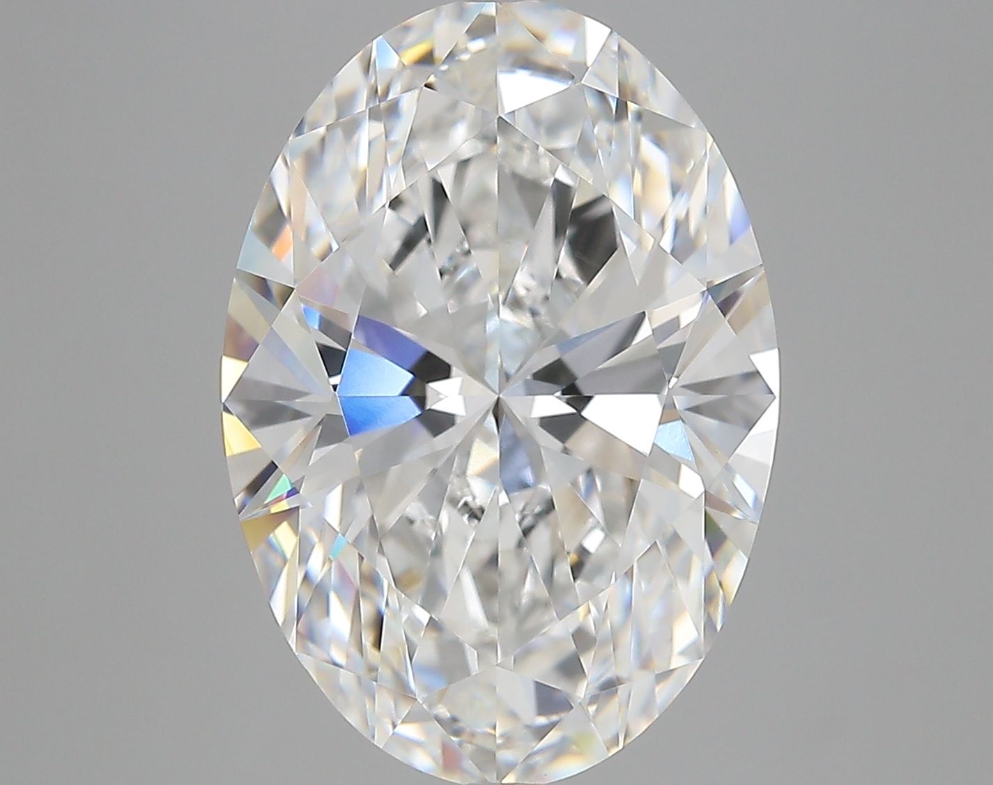 8.07 ct. oval Lab Grown Diamond front image