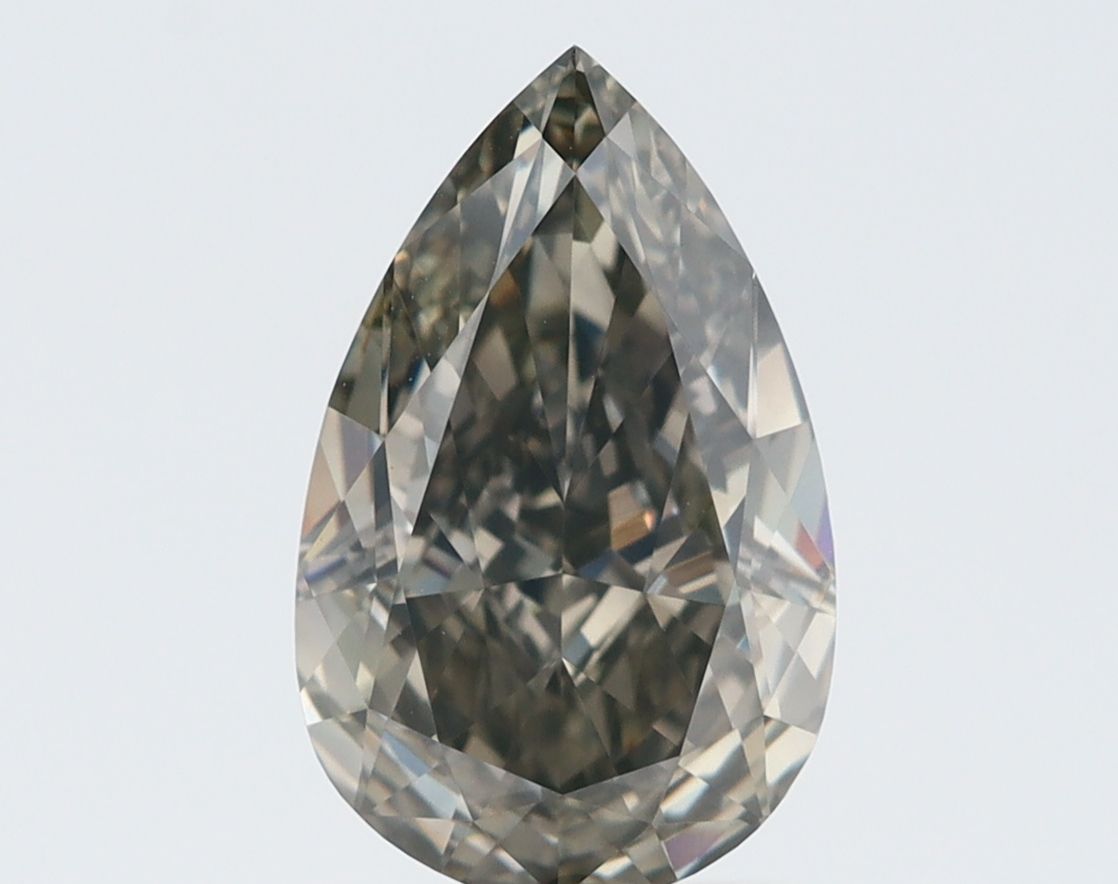 Diament 2.29 ct Fancy Dark Greenish Gray/SI2
