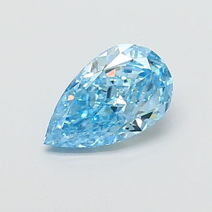 1.52 CT Fancy Vivid Blue PEAR