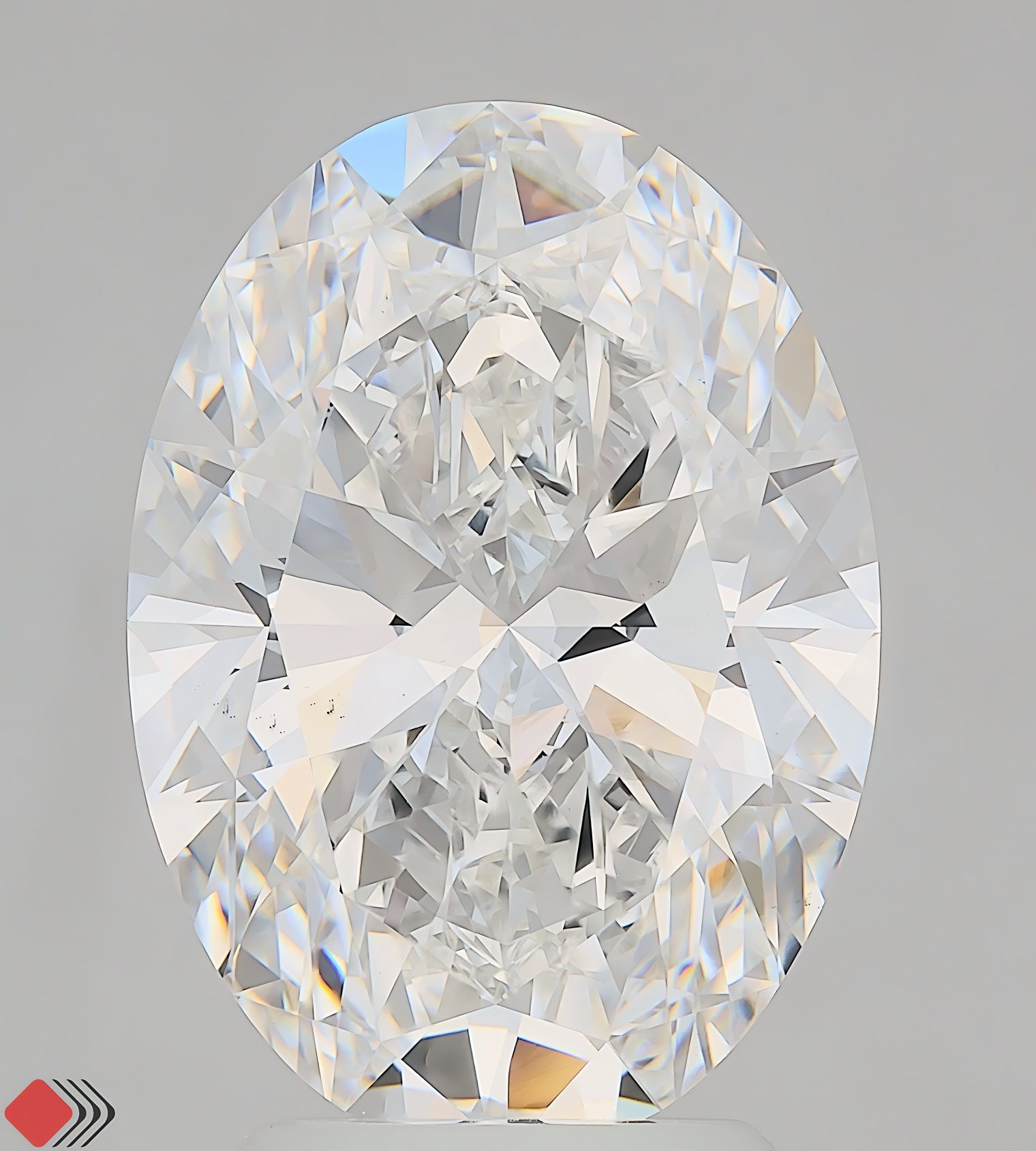 3.56 ct. oval Lab Grown Diamond front image