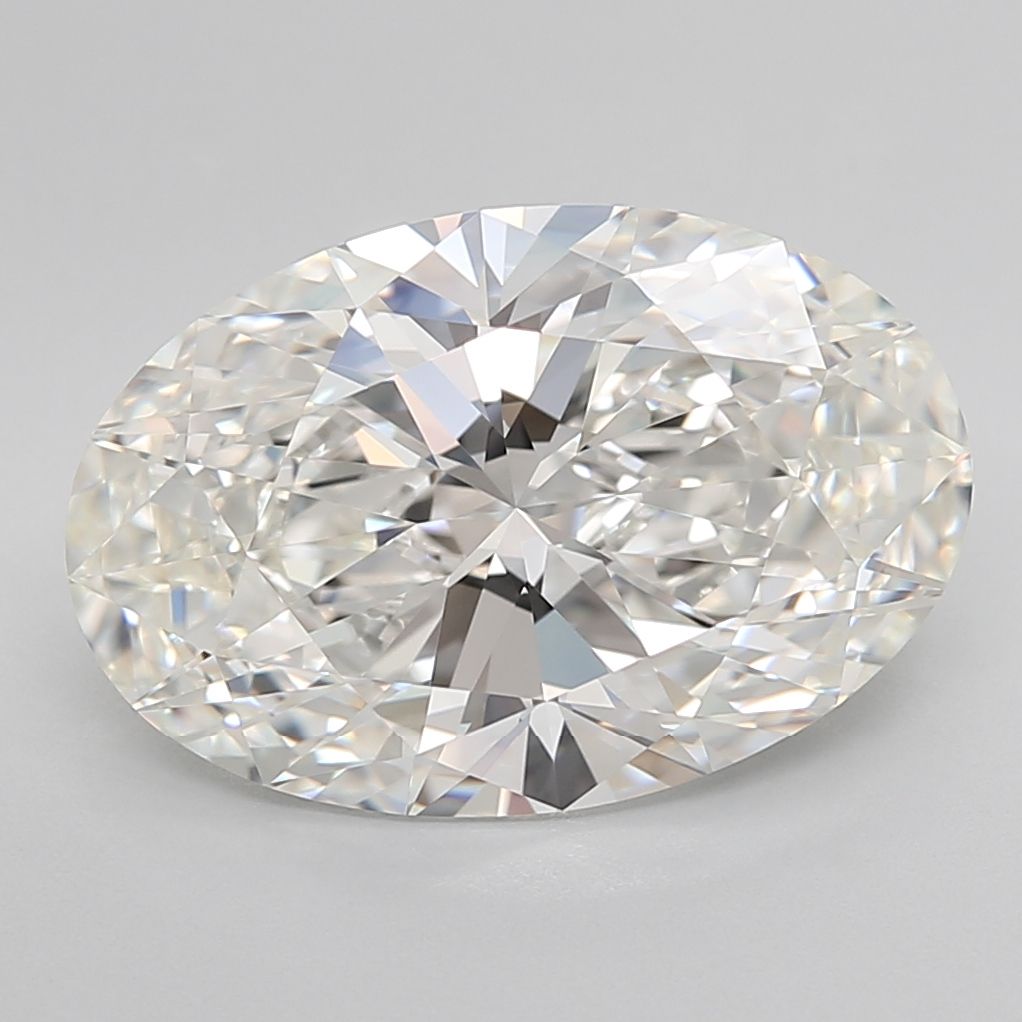 6.04 ct. oval Lab Grown Diamond front image
