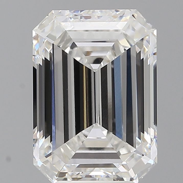 5.54 ct. emerald Lab Grown Diamond front image