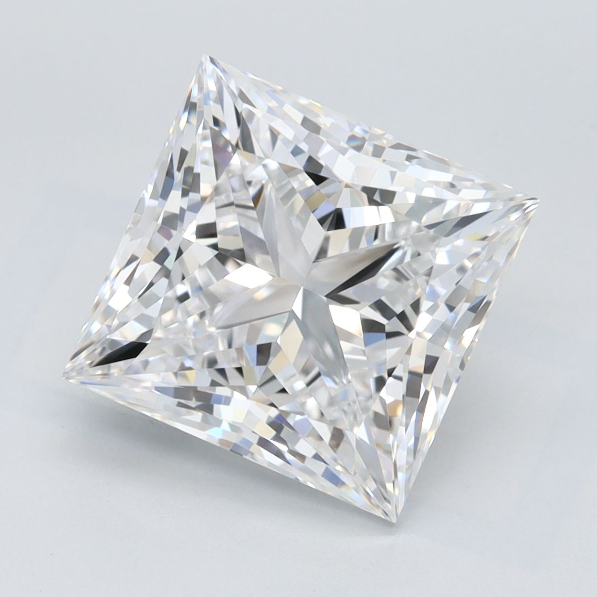 4.19 ct. princess Lab Grown Diamond front image