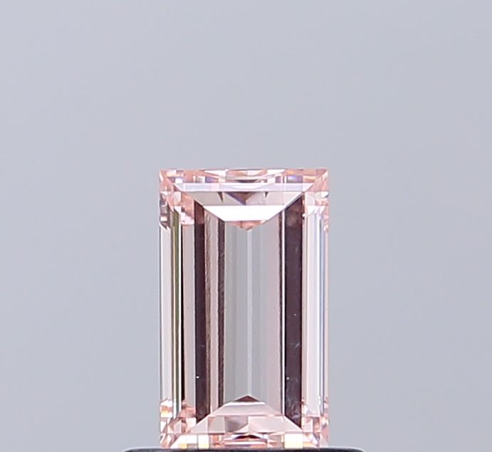 0.81 CT Fancy Pink BAGUETTE
