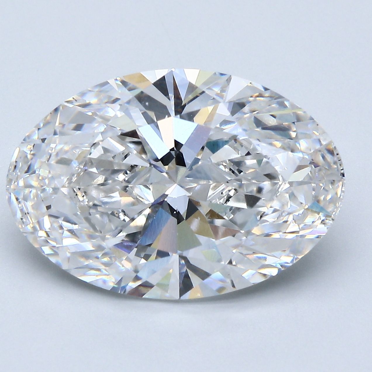 7.64 ct. oval Lab Grown Diamond front image
