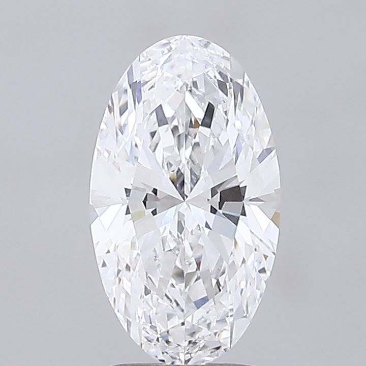 2.01 ct. oval Lab Grown Diamond front image