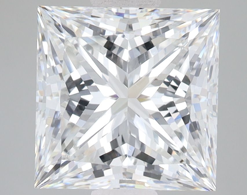 4.10 ct. princess Lab Grown Diamond front image