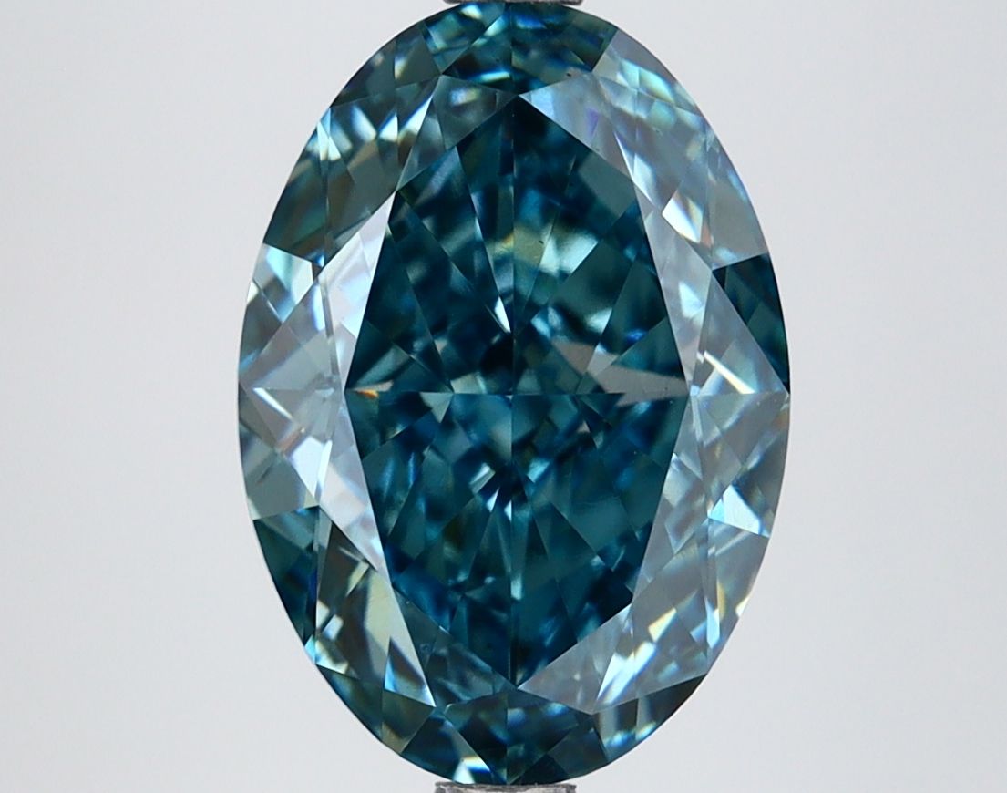 4.18 ct. oval Lab Grown Diamond front image