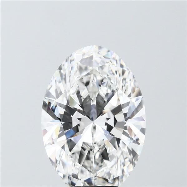 7.04 ct. oval Lab Grown Diamond front image