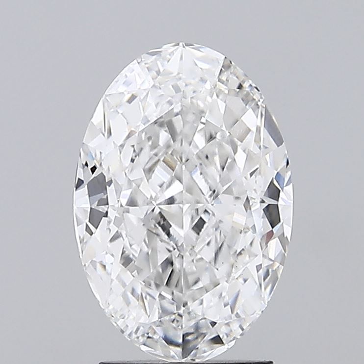 3.02 ct. oval Lab Grown Diamond front image