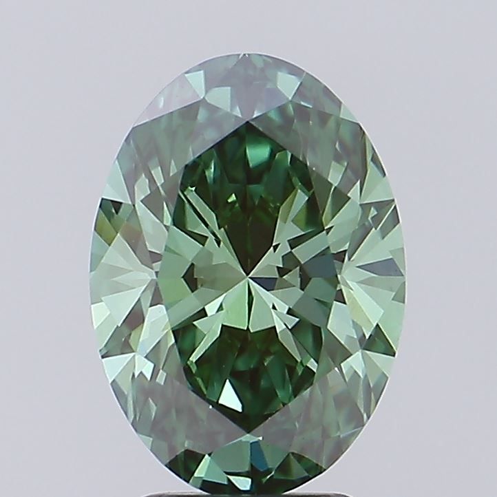 2.08 ct. oval Lab Grown Diamond front image