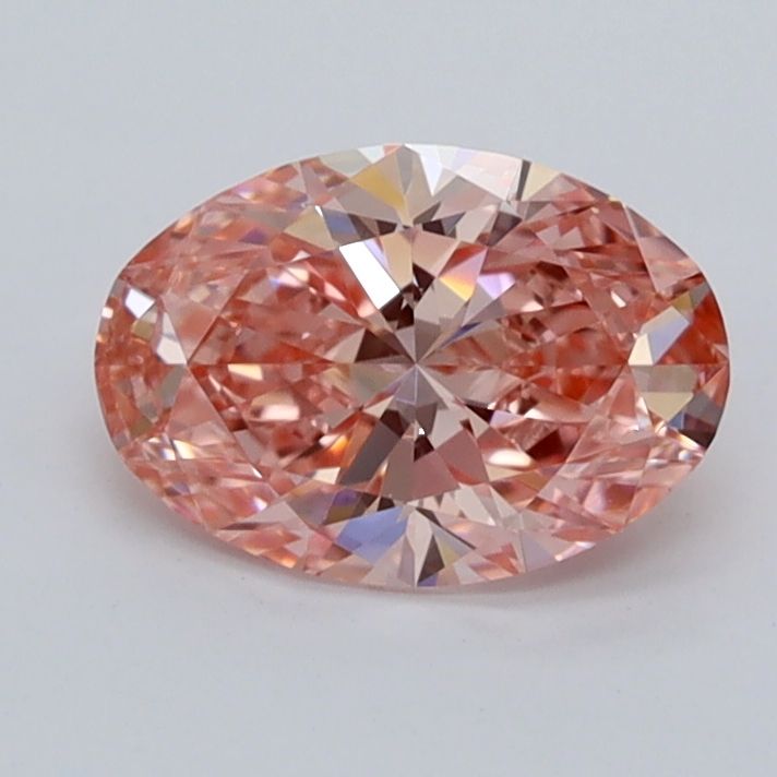 0.96 CT Fancy Vivid Pink OVAL