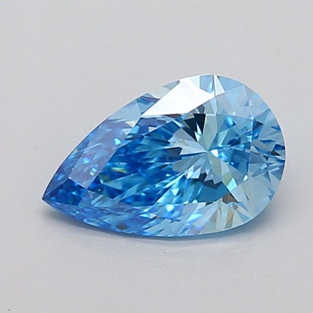 0.81 CT Fancy Vivid Blue PEAR