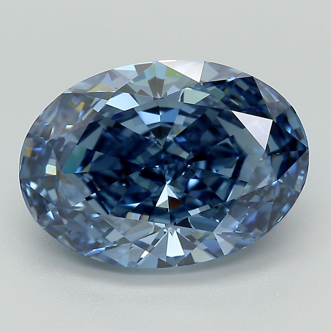 5.03 ct. oval Lab Grown Diamond front image