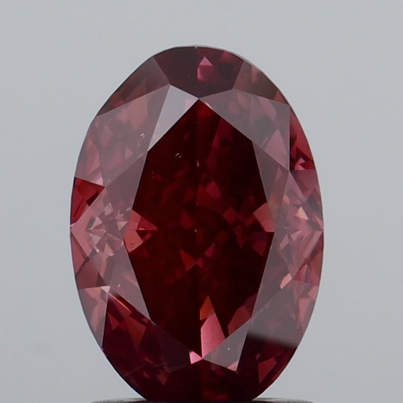1.54 CT Fancy Deep Brown Pink OVAL