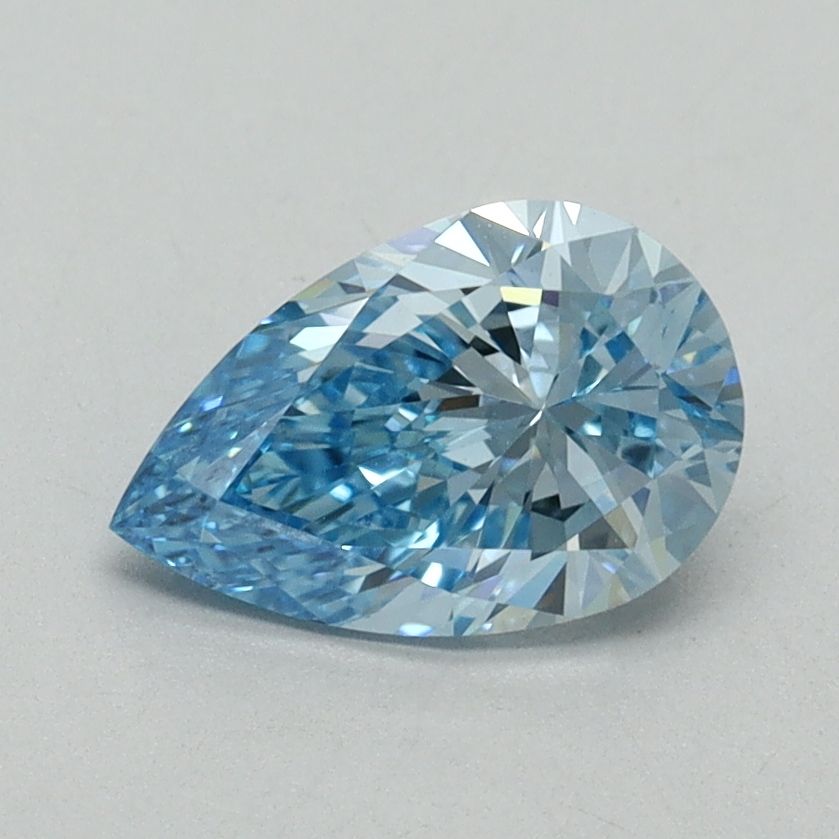 1.01 CT Fancy Vivid Blue PEAR