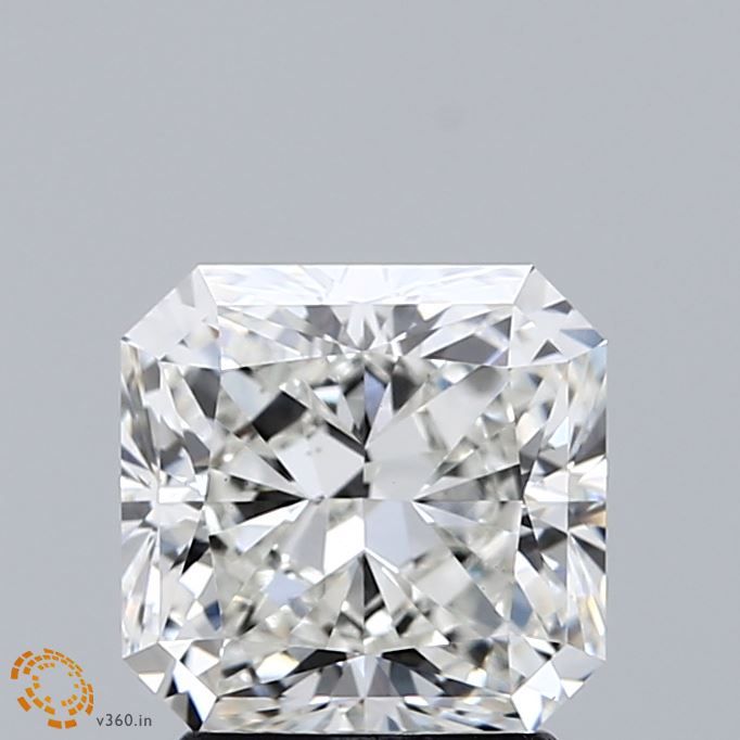 2.08 ct lab-grown Square radiant Diamond