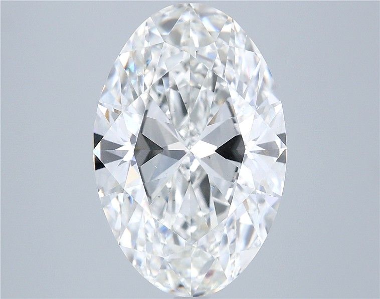 5.58 ct. oval Lab Grown Diamond front image