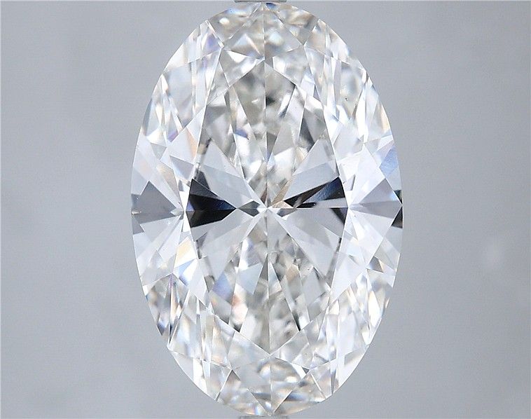 6.72 ct. oval Lab Grown Diamond front image