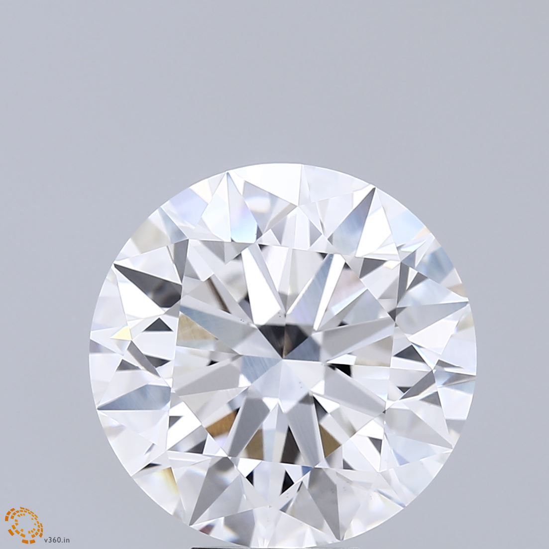 8.03 ct. round Lab Grown Diamond front image