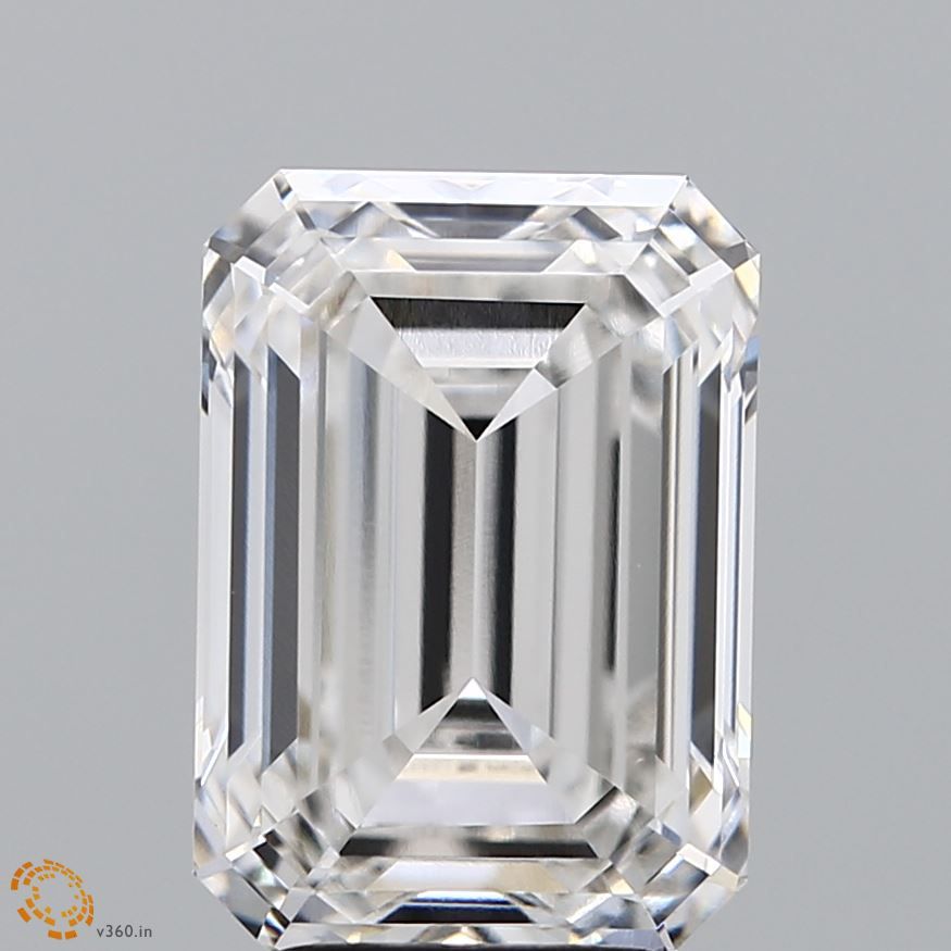 4.91 ct. emerald Lab Grown Diamond front image