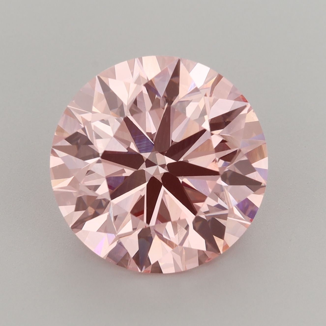 6.96 ct. round Lab Grown Diamond front image