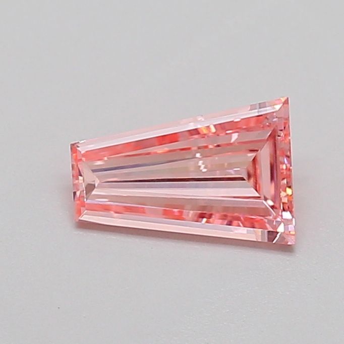 0.5 CT Fancy Intense Pink TAPERED BAGUETTE