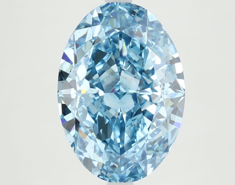 5.05 ct. oval Lab Grown Diamond front image