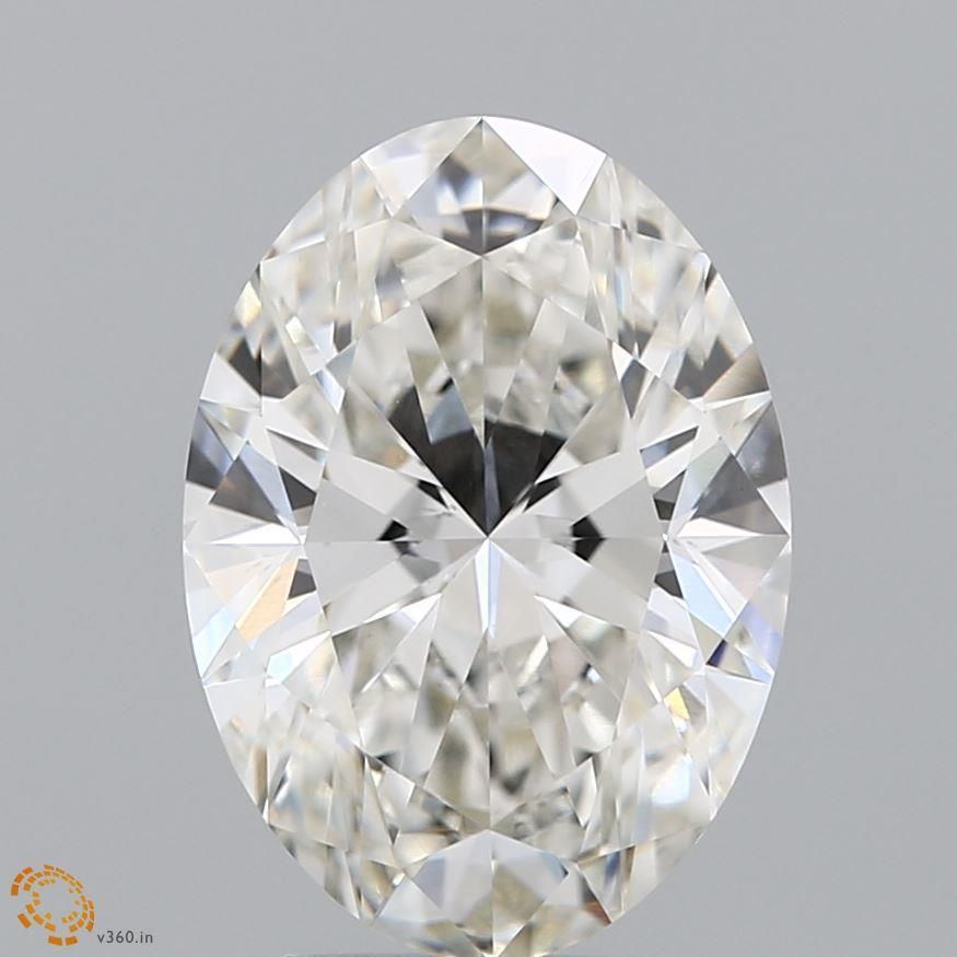 3.54 ct. oval Lab Grown Diamond front image