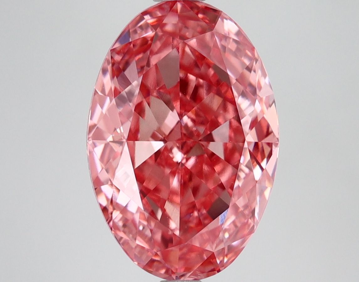 4.20 ct. oval Lab Grown Diamond front image