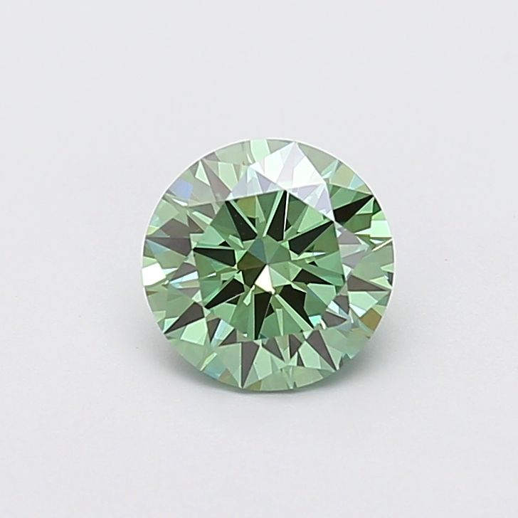 1.5 CT Fancy Vivid Green ROUND