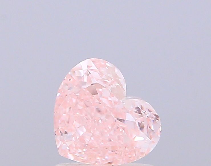 1.01 CT Fancy Intense Pink HEART
