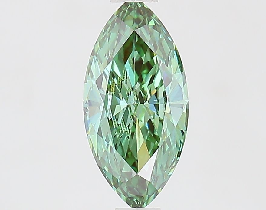 0.95 CT Fancy Vivid Green MARQUISE