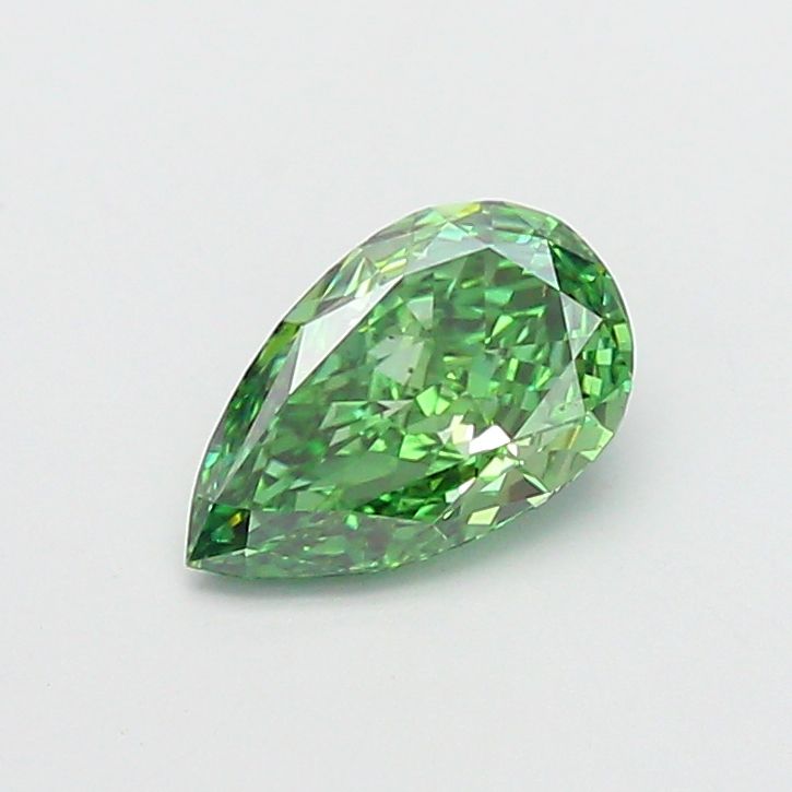 1.51 CT Fancy Vivid Green PEAR