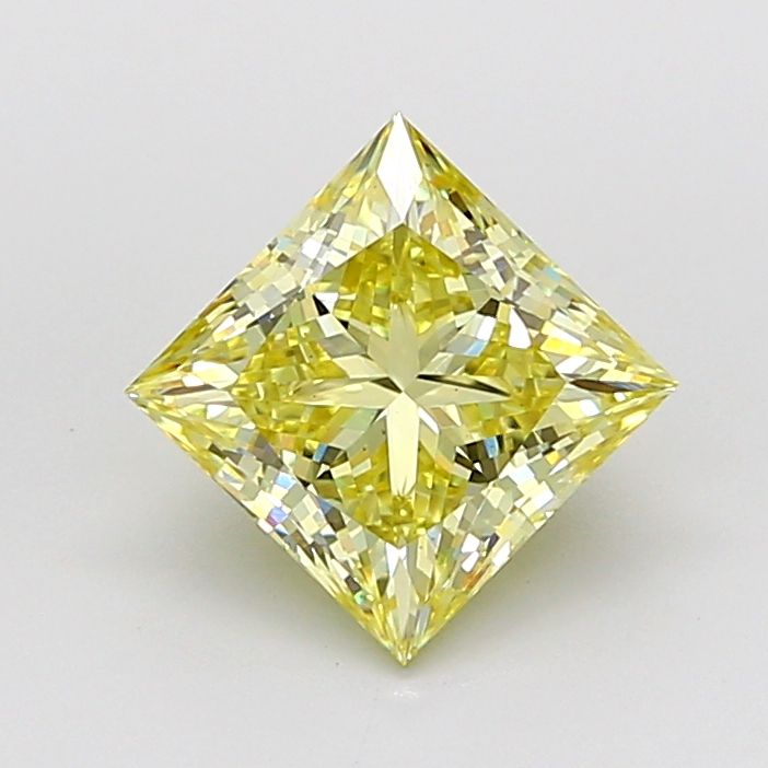 3.04 ct. princess Lab Grown Diamond front image