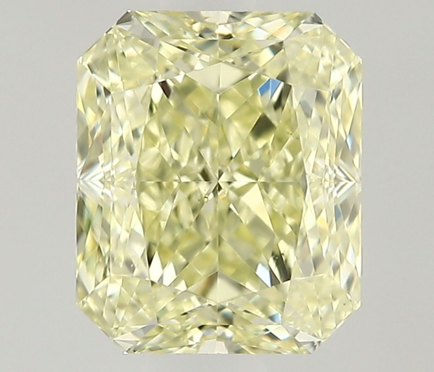 Diament 0.9 ct Fancy Light Yellow/VS2