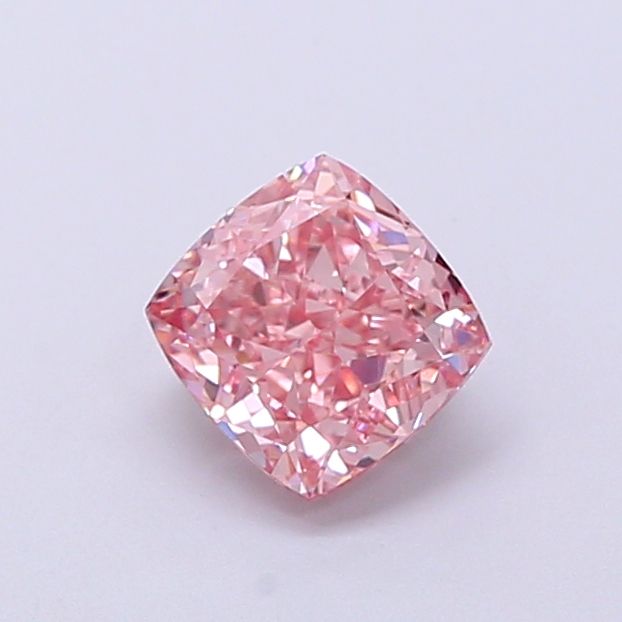 1.02 CT Fancy Vivid Pink CUSHION MODIFIED