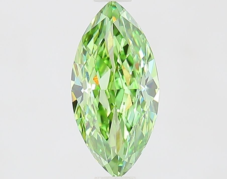 1.0 CT Fancy Vivid Green MARQUISE
