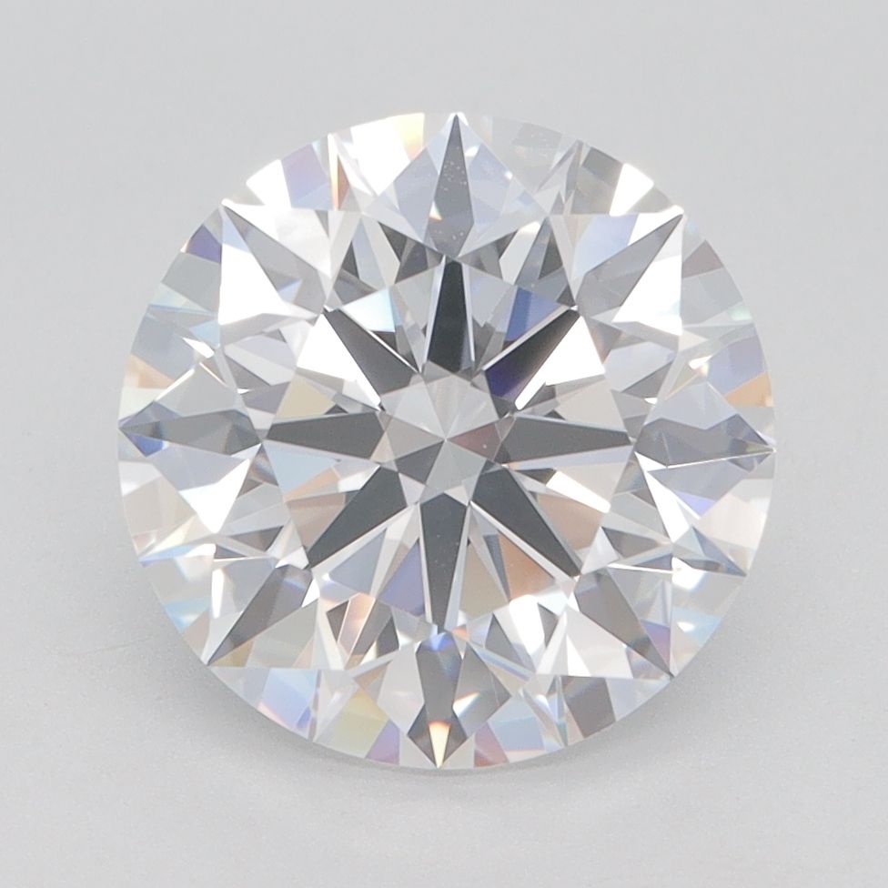 Diamant Rond 4.17 ct - Couleur D - Pureté VVS2