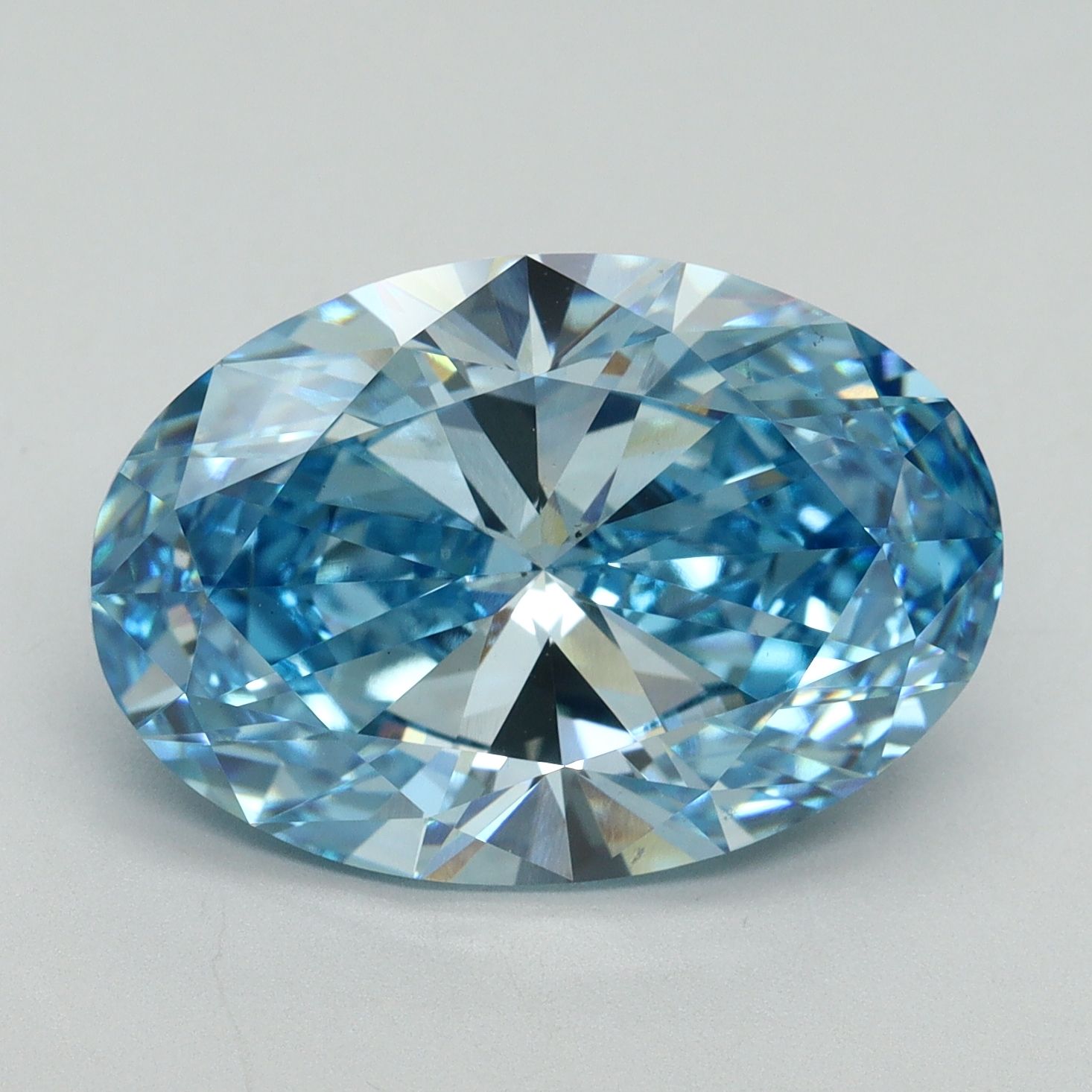 7.59 ct. oval Lab Grown Diamond front image