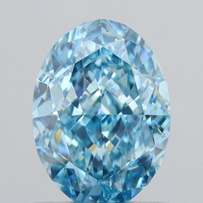 1.05 CT Fancy Vivid Blue OVAL